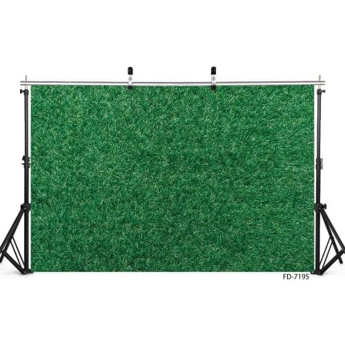 Green Grassland Football Field Party Vinyl Photographic Background Photo Studio Backdrops Photobooth for Children Baby Photocall
