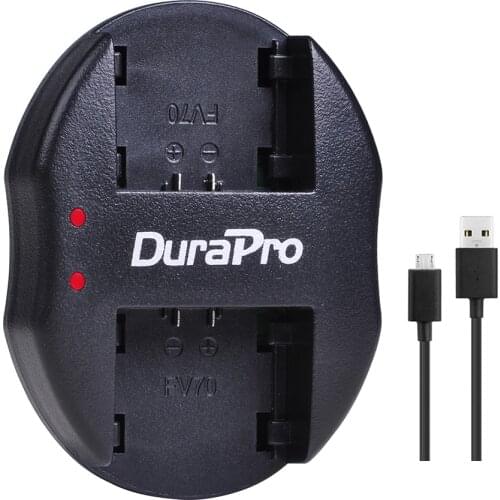 1pc NP-FV70 NP FV70 NPFV70 USB Dual Battery Charger for Sony NP-FV50 FV70 FV30 HDR-CX230 HDR-CX150E HDR-CX170 CX300 Z1 Camera