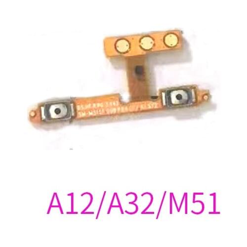 10PCS For Samsung Galaxy A12 A125 A32 M51 M515 Volume Side Button Flex Cable Repair