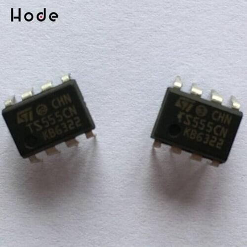 10PCS TS555CN TS555 Encapsulation:DIP-8 St Timer Low Power Cmos NEW