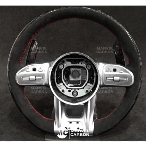100% REAL CARBON FIBER STEERING WHEEL COMPATIBLE WITH Benz AMG