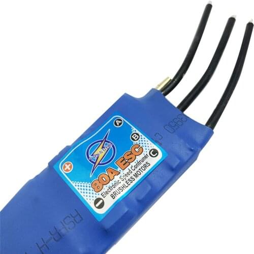 80A Swiss Brushless Motor Electronic Speed Controll water-cooled ESC 5A 5V BEC 3-6S for RC Boat Jet Ship Parts