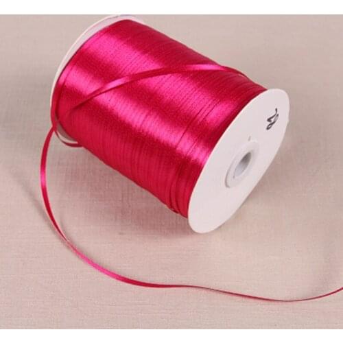 1/8" 3mm Satin Ribbon for packing and bow & Garment Accessories 20y/lot 28