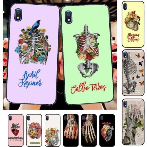 Medical Human Organs Meridian Brain Kidney Art Phone Case for Samsung A51 01 50 71 21S 70 31 40 30 10 20 S E 11 91 A7 A8 2018