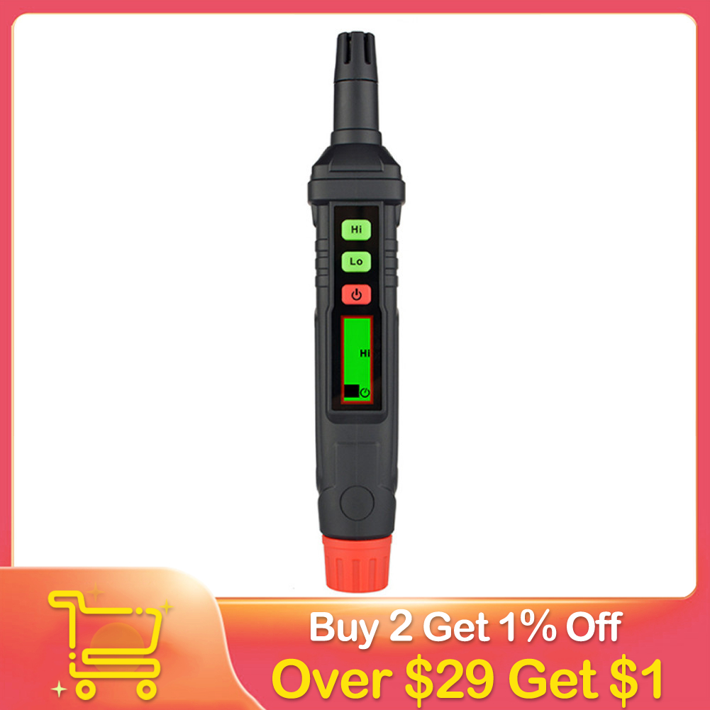 HT61 Gas Leak Detector Gas Analyzer Pen Type Mini Portable PPM Meter Combustible Flammable Natural Tester