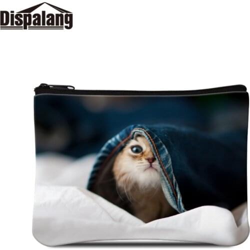 Dispalang Individuation Coin Bag Women Genuine 3D Print Animal Patterns on Mini Purse Female Small Wallet Creative Designer Bags