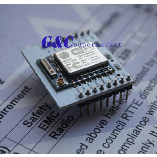 ESP8266 Esp-07 Remote serial WIFI module with IO adapter board to extend DIY electronics