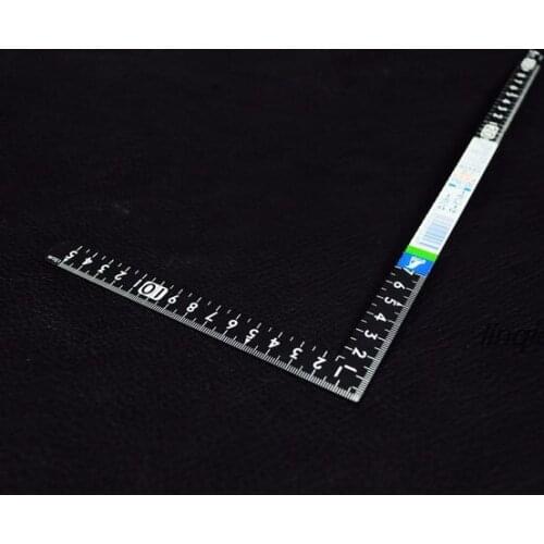 Square ruler Leather cutting measurement plate making tool