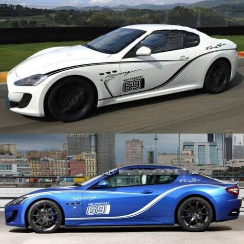 Car stickers FOR Maserati Trofeo GT sports car body drawing President Ghibli modified exterior decals