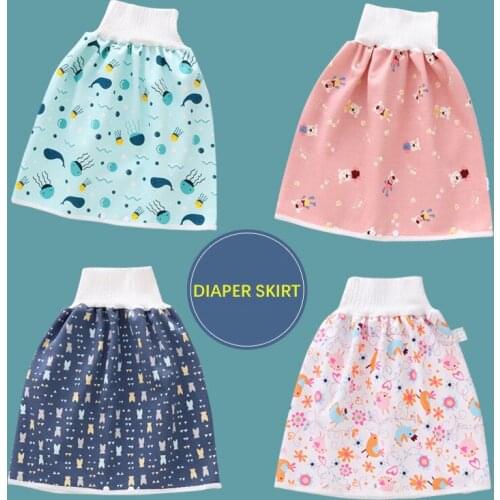 Imebaby Combed Cotton Fabric Waterproof Diaper Reusable Diaper Children Diaper Skirt Baby Diaper Replacement Pad Men And Women
