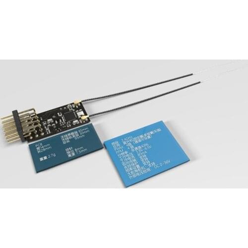 1PC World Fly ET07 RF204W Receiver Mini 4 Channel Two-way Transmission PPM Receiving Machine fr DIY RC Drone Remote Control