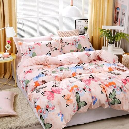 Simple Bedding Quilt cover (no Pillowcase)Duvet Cover Sets Bed Linen Sheet Single Double Queen King Size Quilt Covers Bedclothes