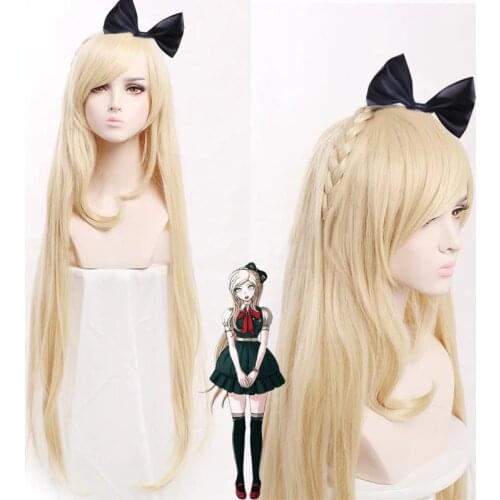 Super Danganronpa 2: Sayonara Zetsubou Gakuen Sonia nevermind Cosplay Wig Halloween Anime Hair Wigs + Wig Cap