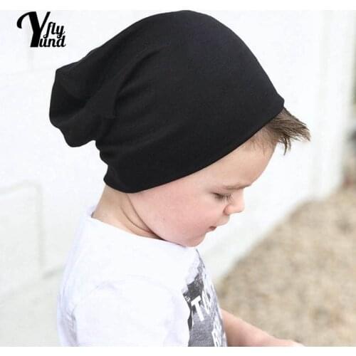 Yundfly Comfortable Warm Knitted Cotton Newborn Hats Fashion Children Street Dance Hip Hop Caps Baby Headwear Birthday Gifts