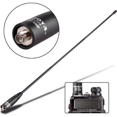 Nagoya NA-771 SMA-F Female Dual Band VHF/UHF 144/430MHz Soft Antenna NA771 For Baofeng UV-5R UV-82 BF-888S Walkie Talkie NA 771
