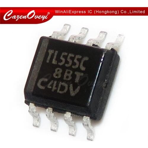 10pcs/lot TLC555CDR SOP-8 TL555C SOP8 TLC555 SOP TLC555CD In Stock