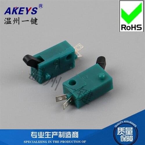 10 Pcs Micro limit switch KW-128 game switch reset detection button KFC-V-101 green LSA-23B