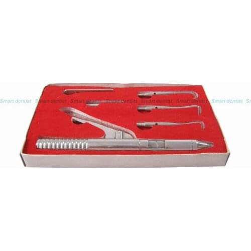 2016 NEW 1Set Automatic Singlehanded Crown Remover GUN SET Dental Surgical Instruments