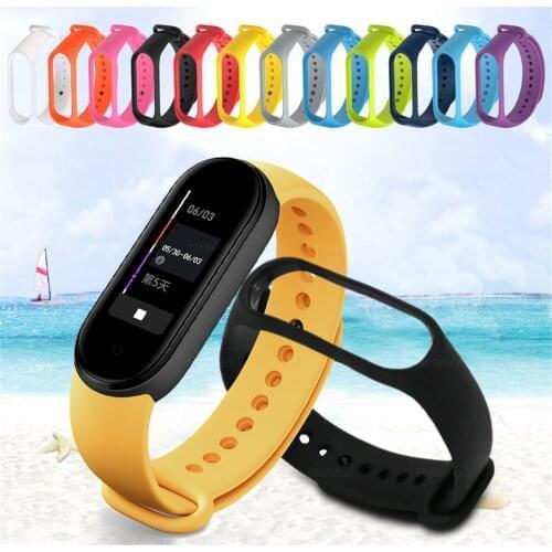 Colors Bracelet For Xiaomi Mi Band 6 Strap Sport Watch Silicone Wrist Strap Xiomi Miband 5 Band6 Band5 Replacement Accessories