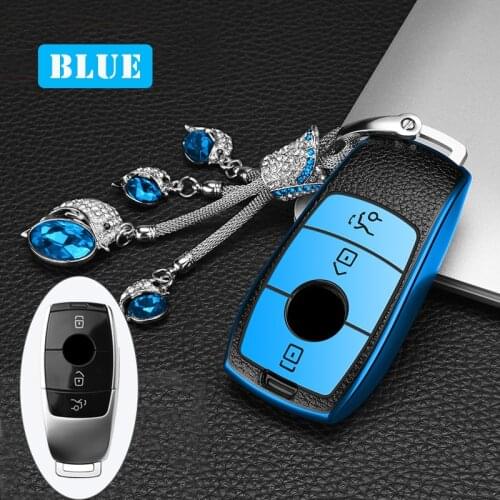 For Mercedes Benz E series E200 E200L E300L S320L S350LHight quality PC + TPU key case cover Key case protective shell holder