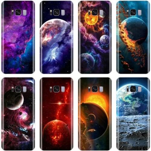 Fantasy starry universe Soft Silicone TPU Phone Case For Samsung Galaxy NOTE 8 9 S6 S7 EDGE S6 S7 S8 S9 S10 PLUS S10LITE