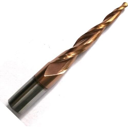 1pc R1.0*D6*30.5*50L*2F HRC55 Tungsten solid carbide Coated Tapered Ball Nose End Mill taper and cone endmills