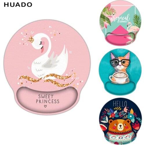 Mouse pad with wrist rest Ergonomic design mouse pad for office/ home/ cyber cafe Gaming Healthy Mousepad