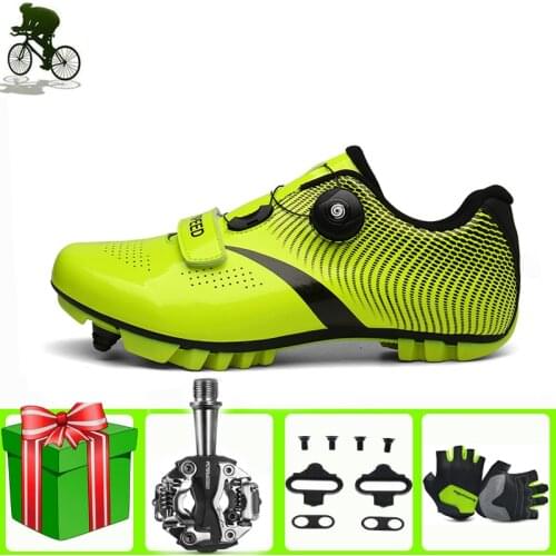 Men MTB Cycling Shoes Zapatillas De Ciclismo Women Professional Self-Locking Mountain Bike Sneakers Non-slip Racing Bicicleta