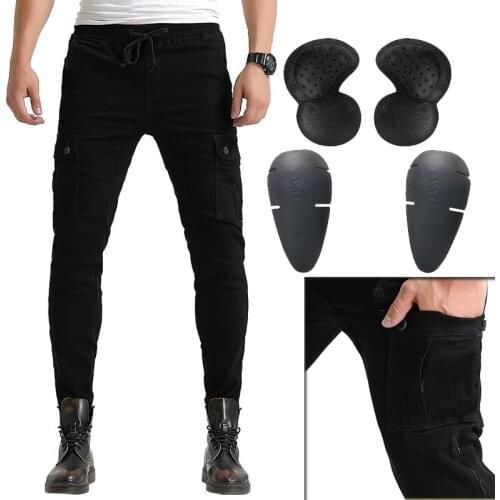 Motorcycle Pants Work clothes Leisure Mens motorcycle jeans of locomotive riding Biker Pants Denim Trousers WF-118-7
