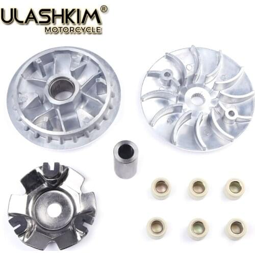Motorcycle ATV Moped Scooter Clutch Variator Drive Pulley Assembly For ZN150T-18 BN157QMJ-3 GY7 Engine