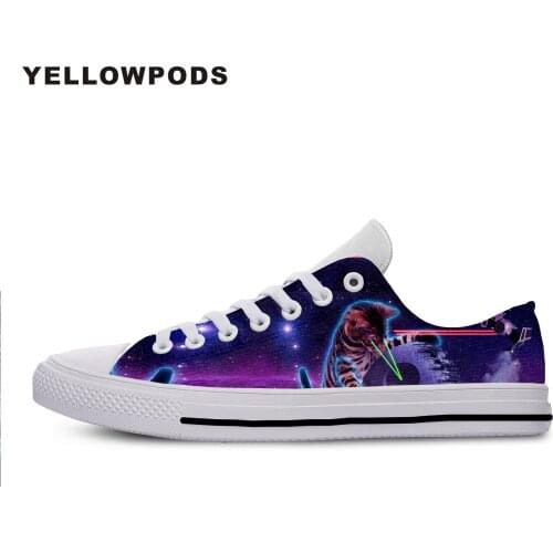 Mens Shoes Casual New Fashion Men/womens Galaxy Cat Winter/autumn 3d Galaxy Harajuku Animal Shoes Customized White Brand Shoes