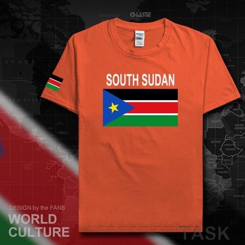 South Sudan men t shirts 2017 jerseys nation team Tshirt cotton t-shirt gyms clothing tops tees country sporting Sudanese SSD