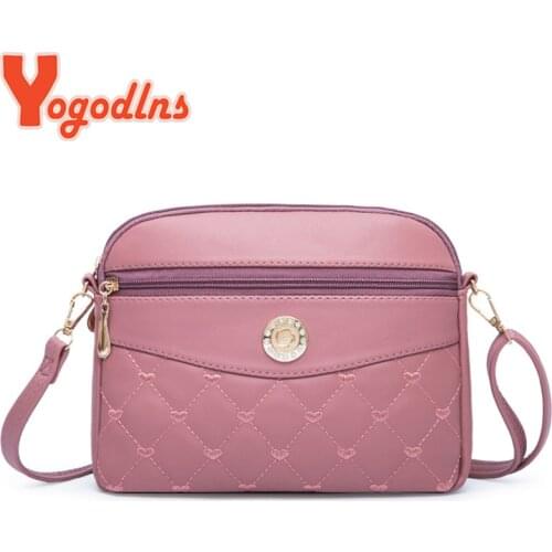 Yogodlns Heart Embroidery Crossbody Bag Women PU Leather Shoulder Bag Fashion Small Square Bag Trendy Shopping Messenger Handbag