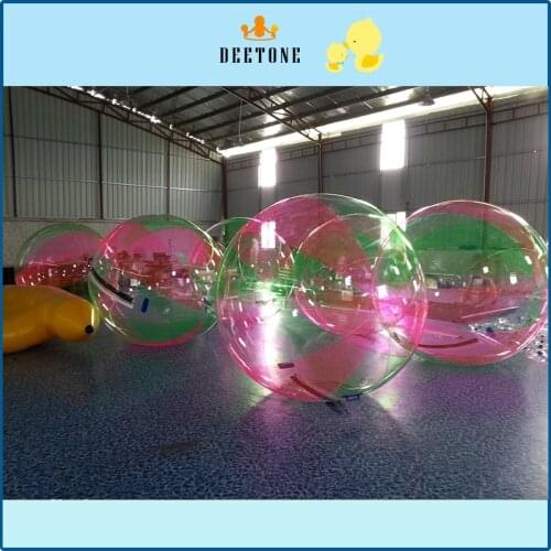 Funny game custom floating inflatable water walking ball for summer
