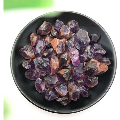 100g Natural Amethyst Purple Quartz Tumbled Crystal Original Stone Healing Reiki Natural Stones and Minerals