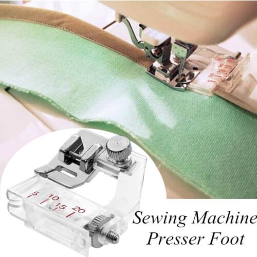 Sewing Machine Presser Cloth Presser Foot Bias Binder Foot Stitch OverLock Zipper Ruler Parts Home Essentials