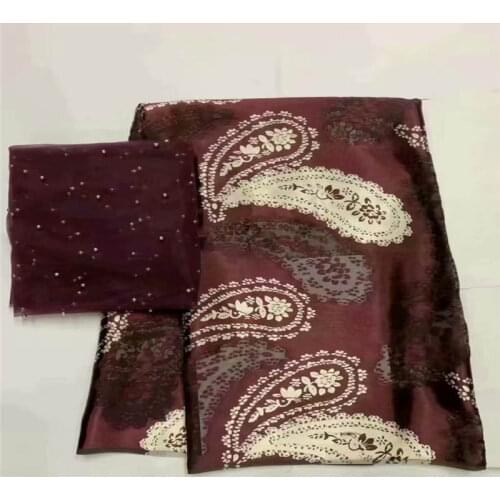 2020 High Quality Soft African embroidery Real Silk satin Lace Fabric With swiss voile lace For Wedding Dress Material！LXF88317