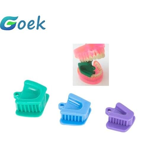 6pcs/Set Dental Oral Occlusal Pad Mouth Props Bite Rubber S M L Dentistry Tools Supplies 3 Colors Intraoral Supporting Device