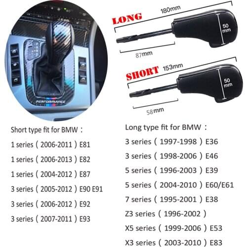 Car Gear Knob Automatic For BMW 5 Series E60 E61 2004-2010 GearShift Knob Lever Shifter Car Accessories
