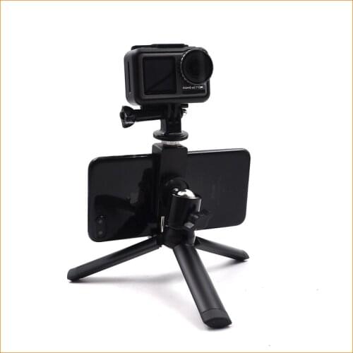 OSMO Action Expansion Kit Handheld Tripod With Phone Holder For DJI OSMO Action Camera Accessories