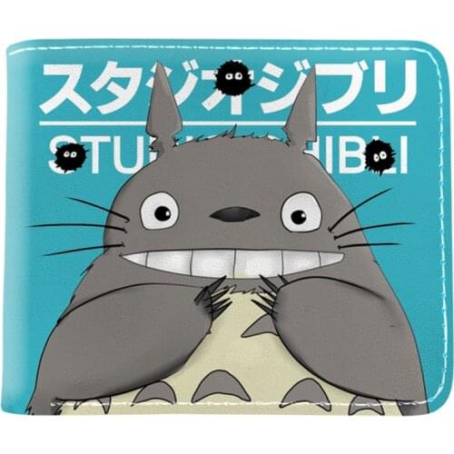 Japanese Anime Cartoon My Neighbor Totoro Wallet Short Purse With Card Holder Coin Pocket