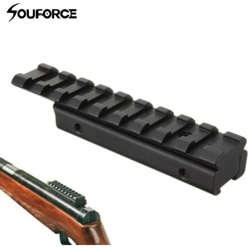 Shotgun Rifle Scope Mount Base Dovetail Extend Weaver Picatinny Rail Adapter 11mm to 20mm For Hunting
