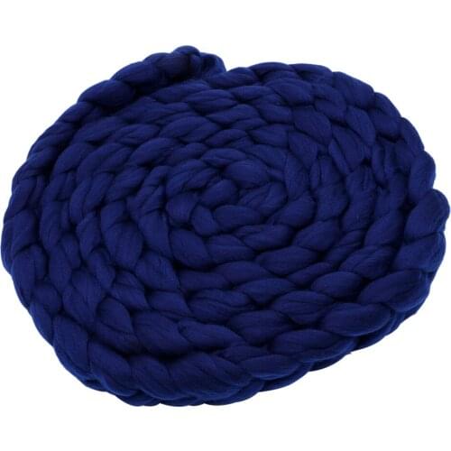 Newborn Baby Soft Photography Photo Prop Infant Backdrop Knit Throw Blanket Rug Q1FE