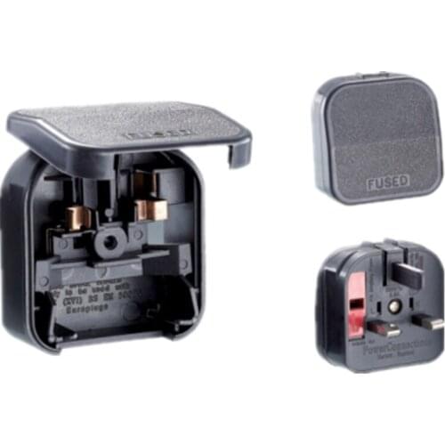 New European EU 2 Pin to UK 3 Pin Plug Adapter Power Socket 250V Travel Converter Portable