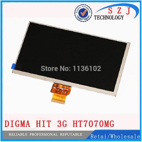 Original 7" inch LCD display for Digma hit 3G ht7070mg Tablet TFT 40pin LCD Screen Matrix Digital Replacement Free Shipping