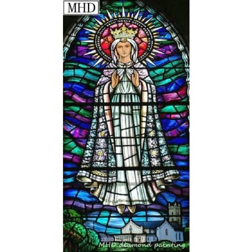 Full round drill 5d diy diamond painting religious mosaic mosaic new arrival mosaic Diamond cross stitch 3D embroidery