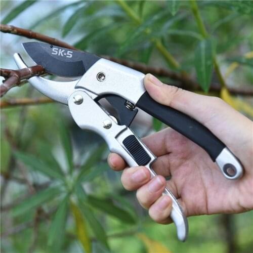 Durable Gardening Pruning Shears SK5 Steel Pruners Hand Pruner Cut Secateurs Shrub Cutting Garden Scissors Bonsai Grafting Tools