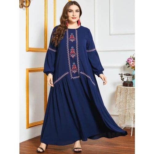 Ramadan Women hijab Dress Eid Moroccan Kaftan Turkey Muslim Abaya Print Djellaba Jilbab Vestidos Islamic Clothing plus size robe