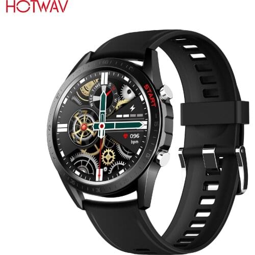 Hotwav 2021 New Smart Watch V20 Support Multiple Languages IP68 Waterproof Sports Watch For Men Heart Rate Monitor Custom Dial