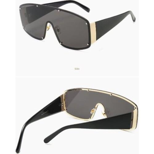 KAPELUS sunglasses Vintage ocean shades Sunglasses for men and women Big face glasses Fashionable Personality Glasses Classic C